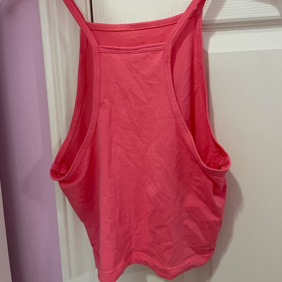 Pink Cropped Tank - Picture 2 of 3